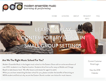 Tablet Screenshot of modernensemblemusic.com